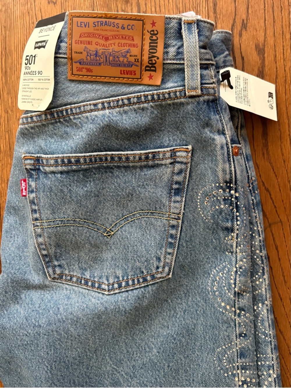 Levi's Women’s 501 Beyonce Limited Edition  Jeans with Side Embellishment